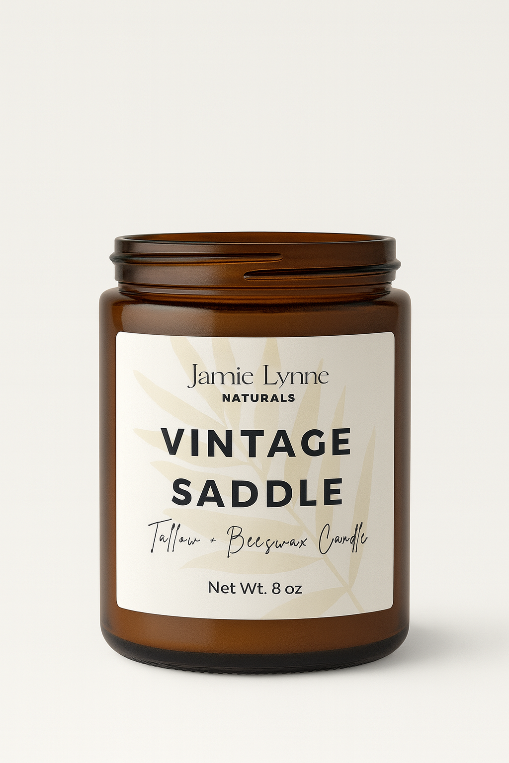 100% Tallow and Beeswax Candle