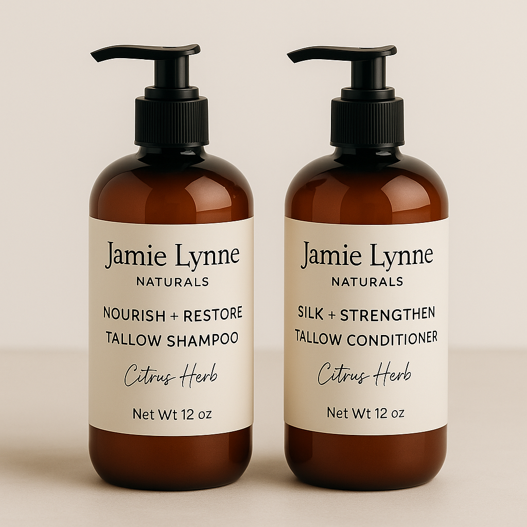 Tallow Shampoo and Conditioner Set