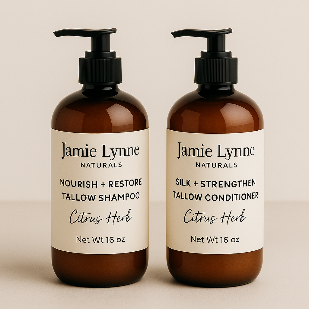 Tallow Shampoo and Conditioner Set