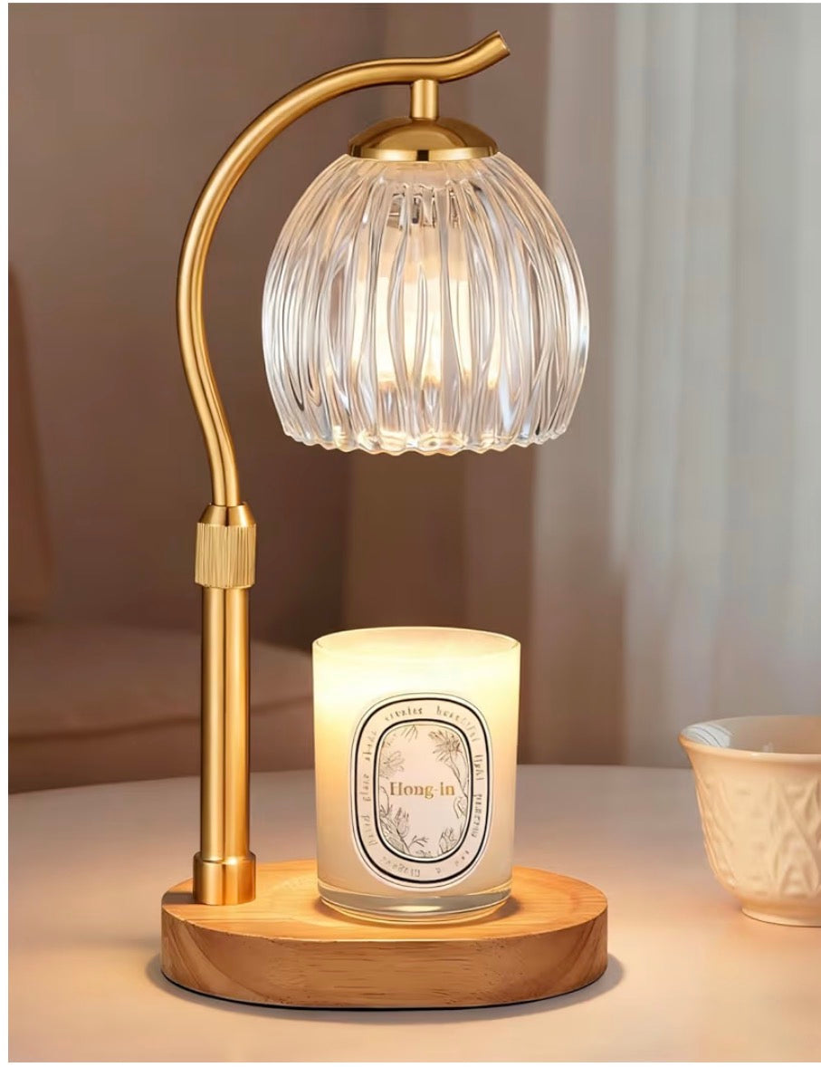 Adjustable Candle Warmer Lamp with Timer & Dimmer